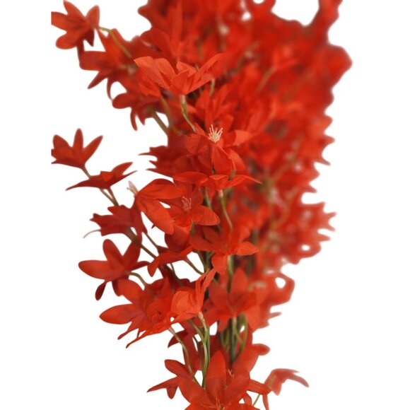 Artificial Red Floral Stems Filler Flowers - 2 Stems 42" Tall - DIY Decor & Craf - Picture 3 of 12
